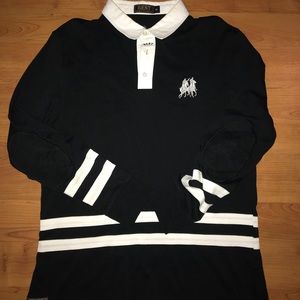 breezy excursion long sleeve polo